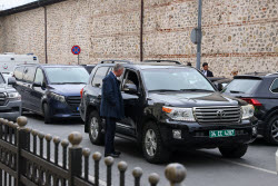 Обстановка у офиса президента Турции в Стамбуле