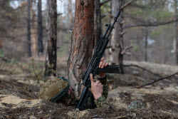 Тренировка морских пехотинцев Северного флота в зоне СВО