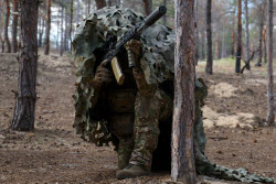 Тренировка морских пехотинцев Северного флота в зоне СВО