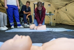 First aid training centre in Belgorod, Russia