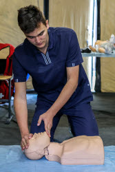 First aid training centre in Belgorod, Russia