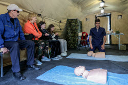 First aid training centre in Belgorod, Russia