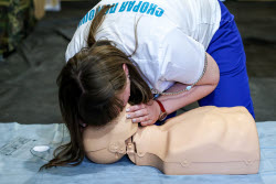 First aid training centre in Belgorod, Russia