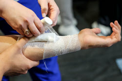 First aid training centre in Belgorod, Russia
