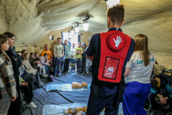 First aid training centre in Belgorod, Russia