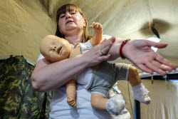 First aid training centre in Belgorod, Russia