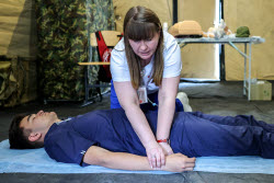 First aid training centre in Belgorod, Russia