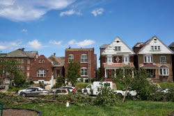 Aftermath of Damaging Storms in St. Louis, Missouri
