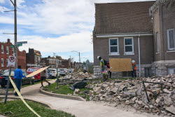 Aftermath of Damaging Storms in St. Louis, Missouri