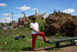 Aftermath of Damaging Storms in St. Louis, Missouri