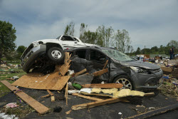 Aftermath of deadly tornado in Kentucky