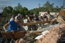 Aftermath of deadly tornado in Kentucky