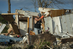 Aftermath of deadly tornado in Kentucky