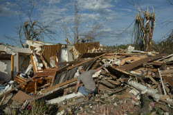 Aftermath of deadly tornado in Kentucky