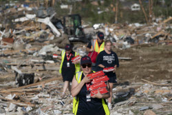 Aftermath of deadly tornado in Kentucky
