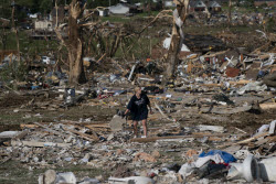 Aftermath of deadly tornado in Kentucky