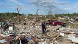 Aftermath of deadly tornado in Kentucky
