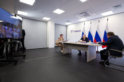 Рабочая поездка президента РФ Путина в Южный федеральный округ