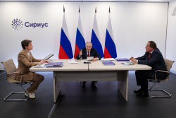 Рабочая поездка президента РФ Путина в Южный федеральный округ