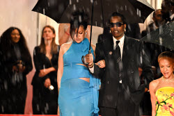 78eme Festival International Du Film De Cannes. Rihanna Et Asap Rocky A La Descente Des Marches Du Film De Spike Lee. MPP