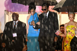 78eme Festival International Du Film De Cannes. Rihanna Et Asap Rocky A La Descente Des Marches Du Film De Spike Lee. MPP