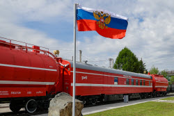 День пожарного поезда в Новосибирске