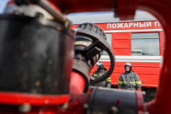 День пожарного поезда в Новосибирске