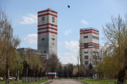 Работа угольной шахты "Должанская-Капитальная" в ЛНР