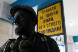 Dolzhanskaya-Kapitalnaya coal mine in Lugansk People's Republic, Russia