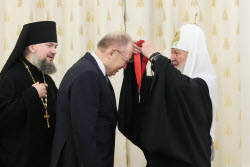 Пасхальный прием министра иностранных дел РФ Лаврова