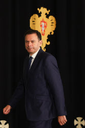 Portuguese President de Sousa receives political parties following the legislative elections