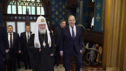 ВИДЕО. Пасхальный прием министра иностранных дел РФ Лаврова