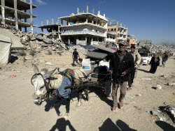 Refugees in Gaza Strip
