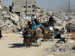 Refugees in Gaza Strip