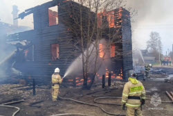 Пожар в Архангельской области