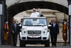 Pope Leo XIV holds his first weekly General Audience in St. Peter's Square