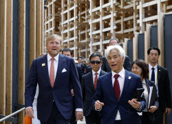 Dutch King Willem-Alexander attends the Netherlands’ National Day at World Expo 2025 Osaka