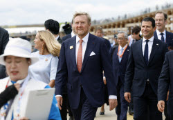Dutch King Willem-Alexander attends the Netherlands’ National Day at World Expo 2025 Osaka