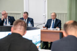 Russian President Putin on working trip to Kursk Region