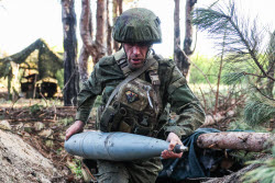 Howitzer crew involved in special military operation