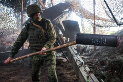 Howitzer crew involved in special military operation