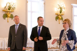 Рабочая поездка заместителя председателя Совбеза РФ Медведева в Санкт-Петербург