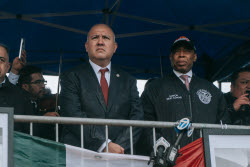 New York City Mayor holds vigil for vicitms of Mexican naval ship accident