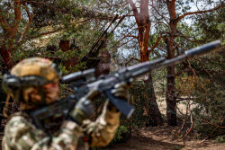 Naval infantry involved in special military operation
