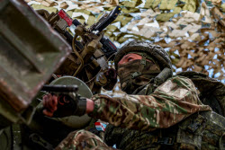 Naval infantry involved in special military operation