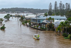 Flooding in Port Macquarie, New South Wales