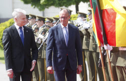 German Chancellor Friedrich Merz visits Lithuania