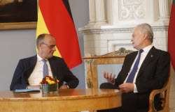 German Chancellor Friedrich Merz visits Lithuania
