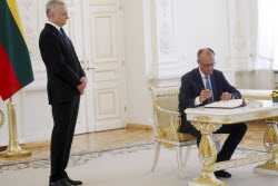 German Chancellor Friedrich Merz visits Lithuania