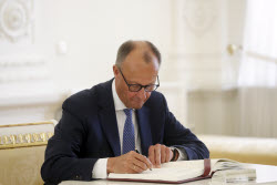 German Chancellor Friedrich Merz visits Lithuania